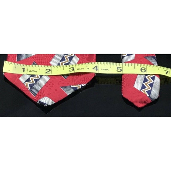 Robert Talbott Best Studio Square Red Silver   Da… - image 5