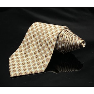 Ermenegildo Zegna Men&#39;s 100% Silk Necktie ITALY Luxury FLORAL