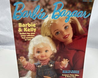Barbie Bazaar Magazine October 1998 Barbie & Kelly