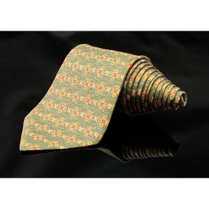 Hermes Paris (7675 TA)  TIE 100%  Silk Made IN  Franch