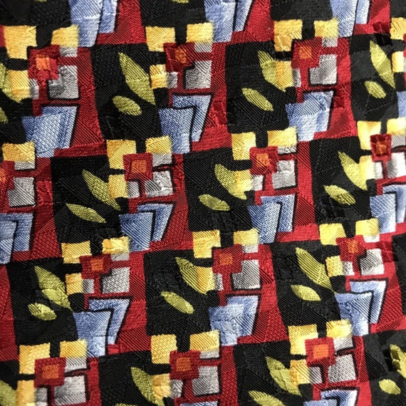 Robert Talbott Best Studio Bright Splash Red Fire… - image 3