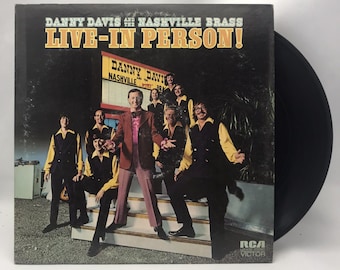 Danny Davis And The Nashville Brass - Live-in Person!  - LP Vinyl Record