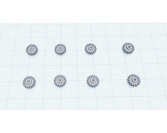 Replacement 8 Gear Kit for Bachmann DD40AX high resolution ABS like resin!