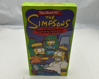 The Best of the Simpsons Volume 1 (VHS, 1997) Comedy, Animated