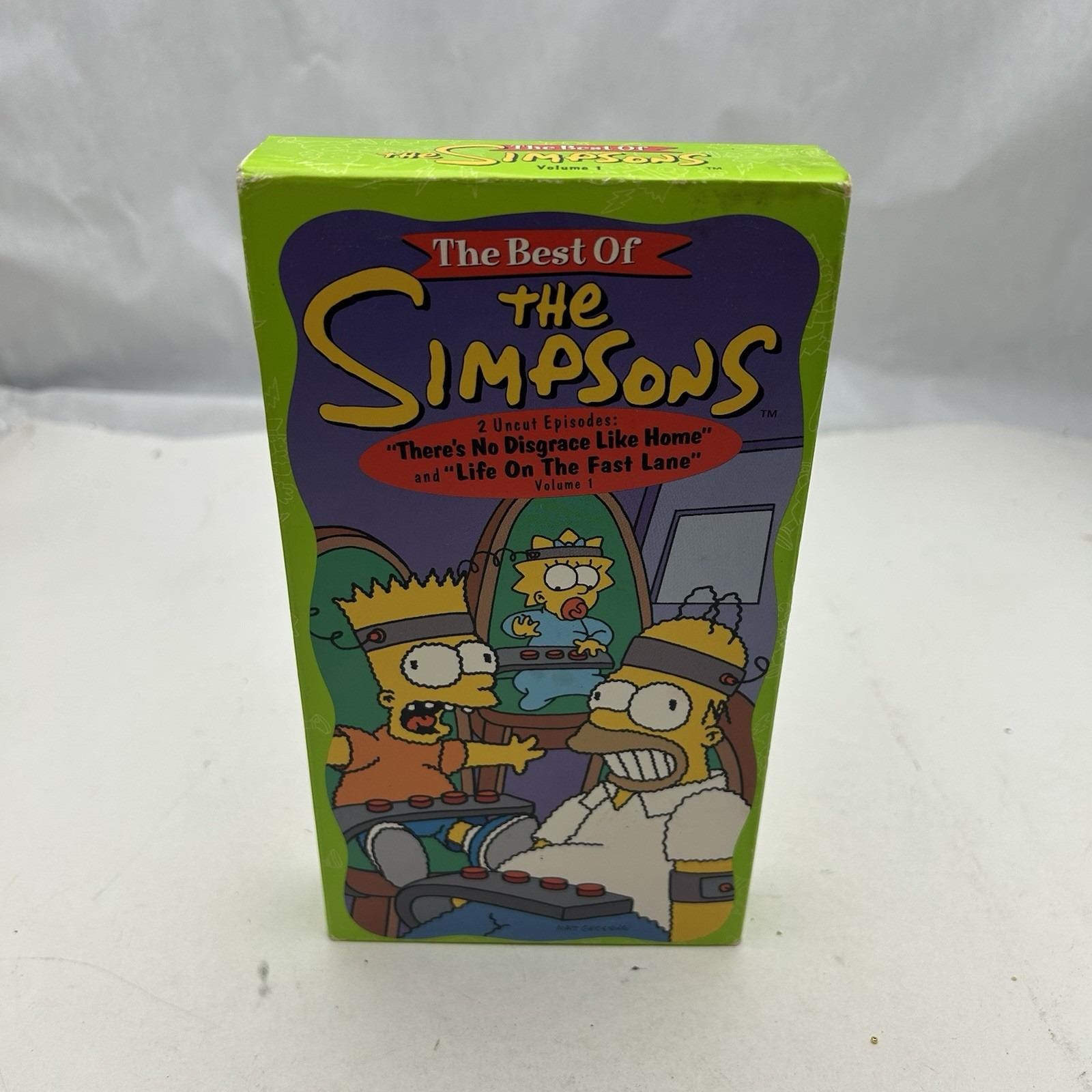 The Best of the Simpsons Volume 1 (VHS, 1997) Comedy, Animated