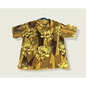 Tommy Bahama Red Silk Men&#39;s Floral Short Sleeve Button Up Hawaiian Shirt Size M