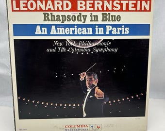 Rhapsody in Blue: An American in Paris by Leonard Bernstein Record