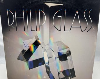 Philip Glass Glassworks vinyl record LP VTG 12&quot; album 33 RPM vg