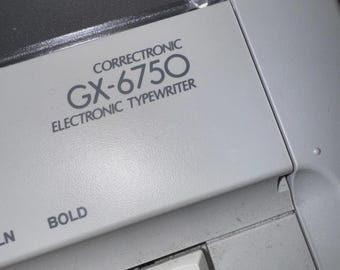 ブラザー GX-6750 デイジーホイール式電動タイプライター - Etsy 日本