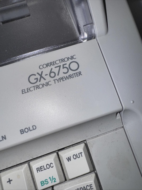 ブラザー GX-6750 デイジーホイール式電動タイプライター - Etsy 日本