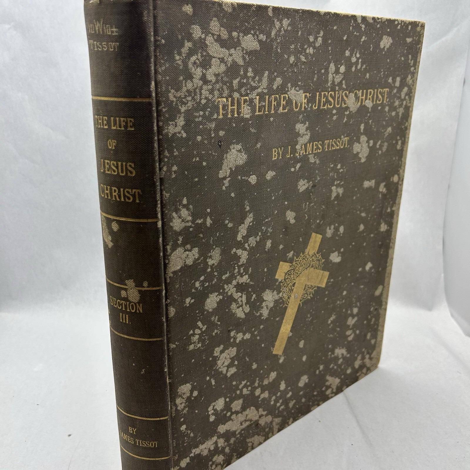 Life of Christ 1839 キリスト教 アンティーク　聖書 Antique 3 Volume Set the Life of Jesus Christ by J. James Tissot
