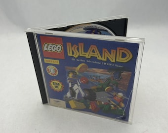 Lego Island 3D Action Adventure Cd-rom Game Complete CIB Mindscape