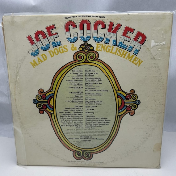 Mad Dogs & Englishmen Vinyl Joe Cocker - Etsy UK