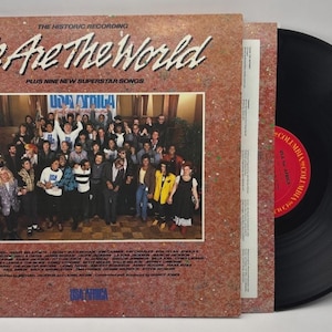 Vintage 'we Are the World' Album: 1985 USA for Africa, Mint in