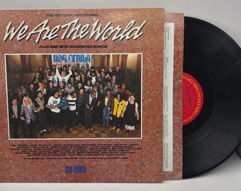 We are the World 1985 ヴィンテージ・ポスター VINTAGE 1985 MICHEAL JACKSON “WE ARE THE WORLD” Verkerke Poster