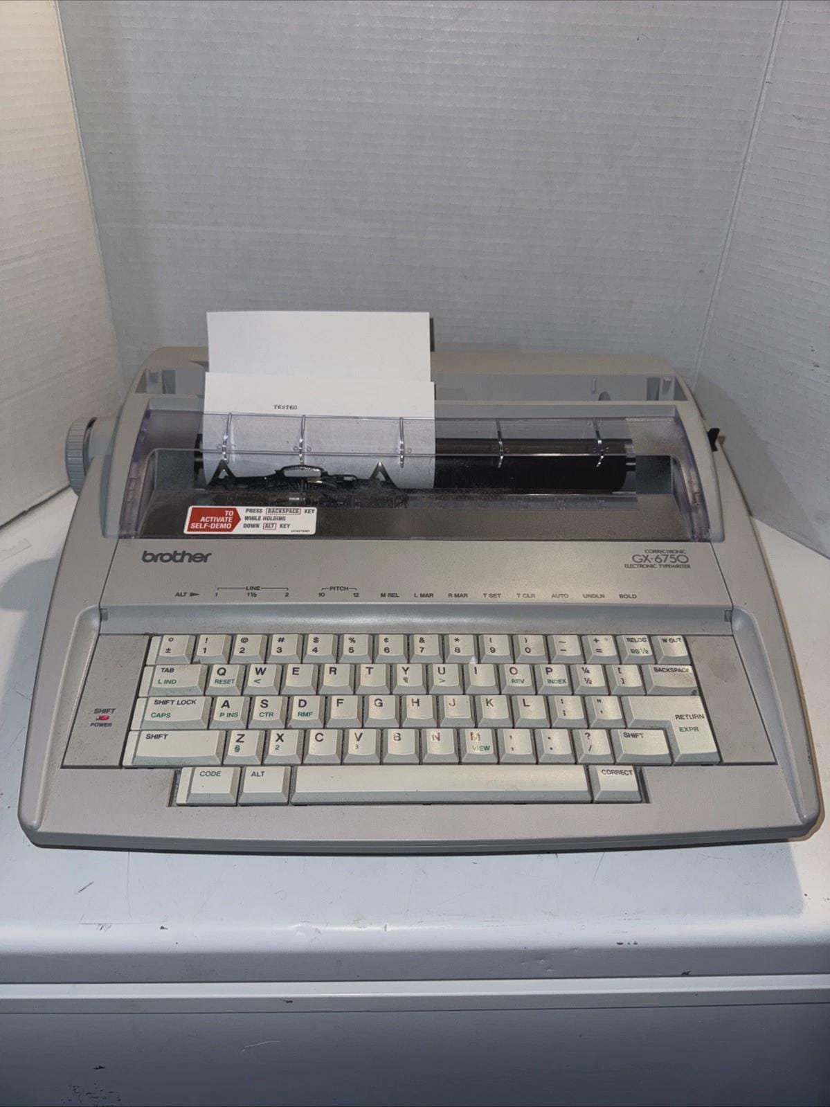 Brother GX-6750 Daisy Wheel Electric Typewriter - Etsy