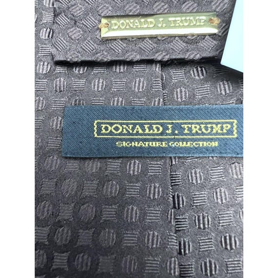 Donald J Trump Signature Collection Donald J. Trump Signature Collection Mens Tie Brown - Gem