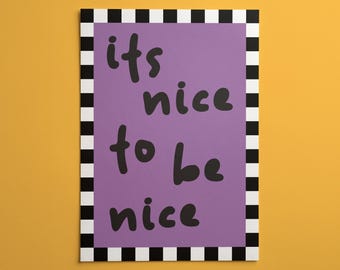 Lámina decorativa con tipografía inspiradora / Póster moderno motivacional / Decoración para el hogar, la oficina y el dormitorio.