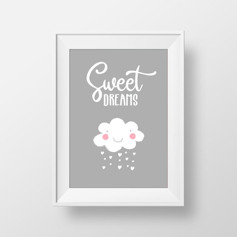 Set of 3 Nursery Prints Nursery Poster Nursery Wall Art Etsy