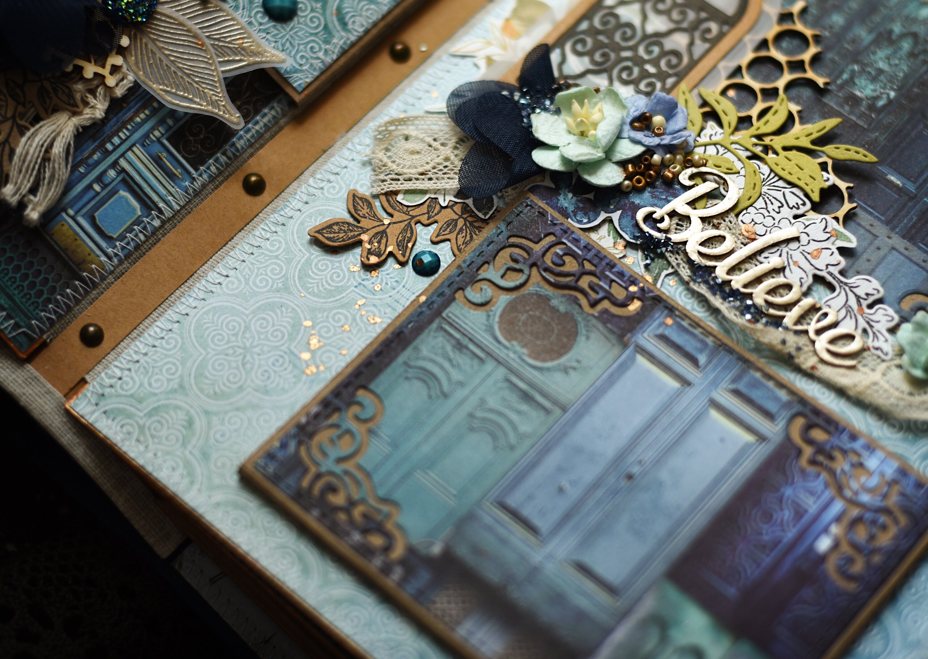 Scrapbook Album Premade Scrapbook Handmade Album Handmade | Etsy