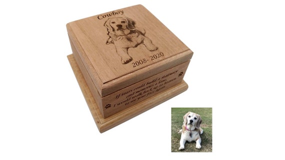 pet memorial box ashes