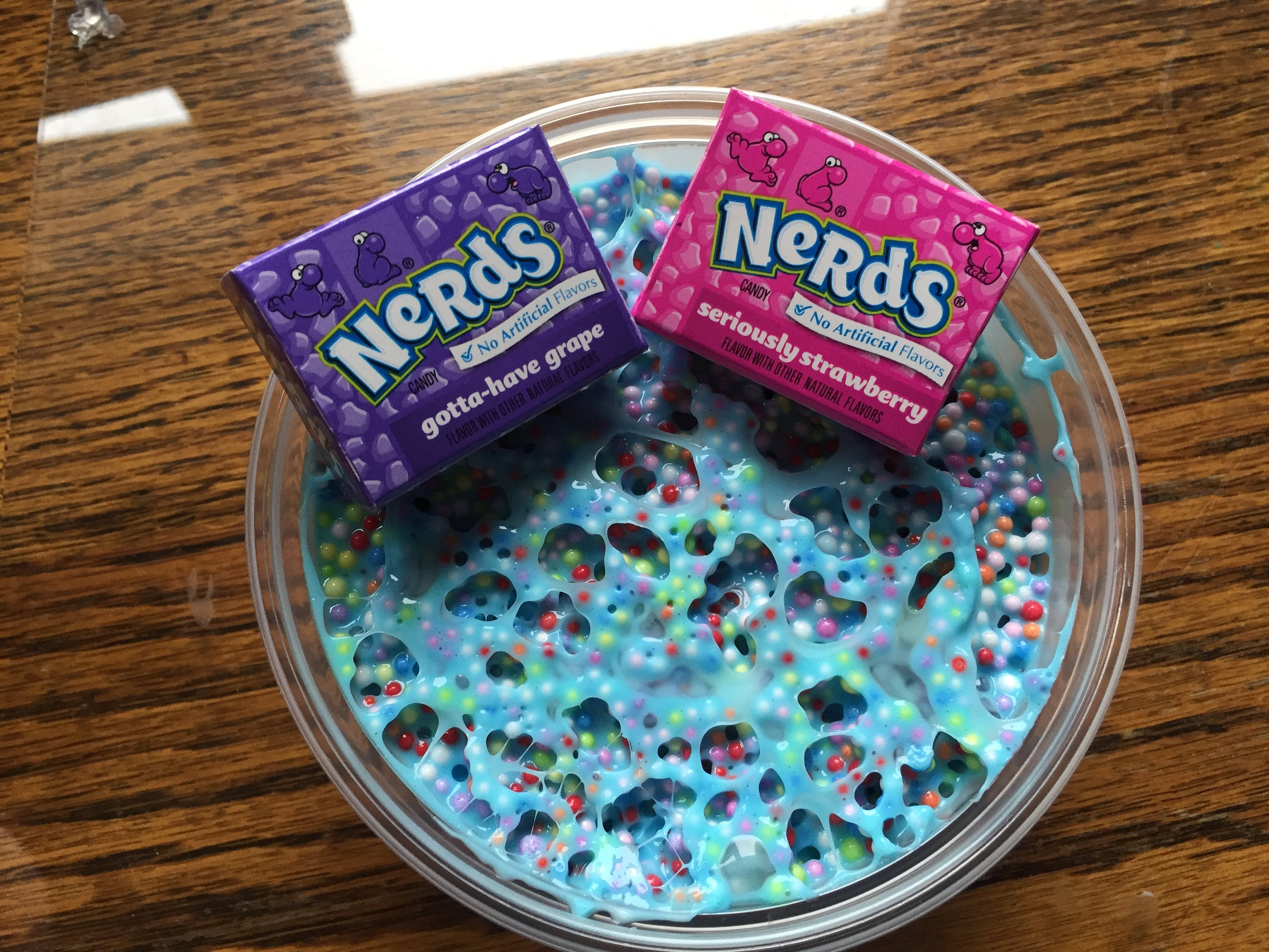 Scented Blue Raspberry Nerd Rope Slime Etsy