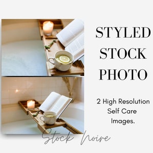 Styled Stock Photo | High resolution images | Self Care Morning/Night Routine | Self Care Kit Photos