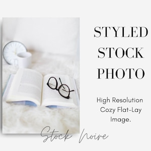 Styled Stock Photo / High Resolution Photos / Styled stock images / Reading Glasses and a Book photo