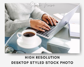 Desktop styled stock photography Instant download desktop mockup soft toy for kids cute bear