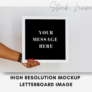 Styled Stock Photo Mockup, Styled stock images, Styled stock photo letterboard flatlay, High resolution mockup, Black Women Stock Photos