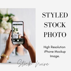 Styled Stock Photo / High Resolution Image / iPhone Mockup