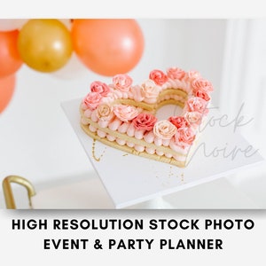 Styled Stock Photo Cake, Event planner stock photo, Party styled stock photos, balloon garland stock photos, party stock photo