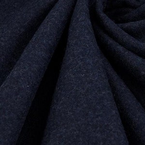 Laden Fabric Blue 100 % Wool for Coats, Jackets and Accessories