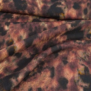 Italian Viscose Fabric by half Yard with Batik Design - Ideal for Dresses and Blouses