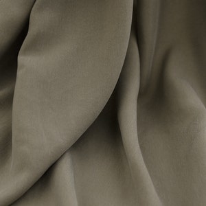 Silky Cupro Fabric by the half Yard; Italian Fabric; Sustainable Cupro Fabric for Vegan Fashion; Viscose Fabric by Yard