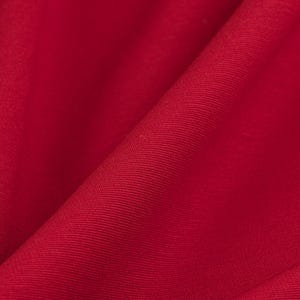 Ponte di Roma rosso ciliegia, tessuto elasticizzato con mano morbida e caduta elegante