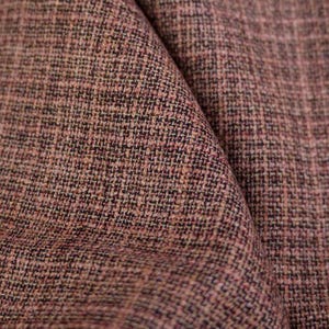 Italian High Quality Suiting Fabric, Soft Wool Fabric Rosewood for Pants, Jackets & Dresses