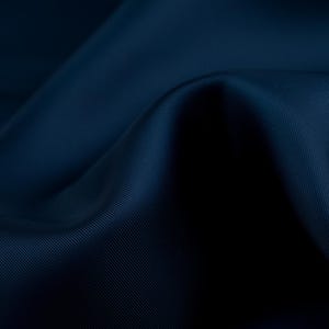 Blue Lining Fabric for Coats and Jackets, Lining Taffeta By Half Yard, Breathable Solid Color Lining