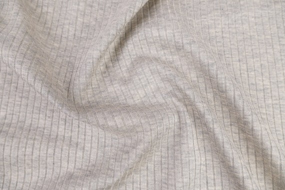 Wide Rib Fabric by the Yard for T-shirts and Dresses
