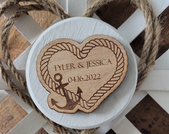 Nautical Save the Date // Nautical Wedding Favor // Nautical Themed Wedding //