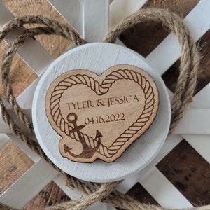 Custom Nautical Save the Date // Nautical Wedding Favor