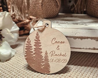 Christmas Ornament Wedding Favors