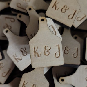 100 Count Cattle Tag Wedding Confetti