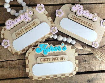 First Day of School Custom Name Signs