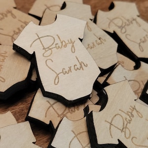 100 Count Custom Baby Onesie Confetti