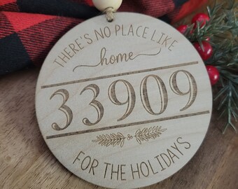 Personalized Zip Code Ornament: New Home Keepsake - Etsy