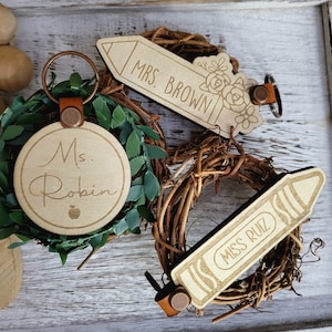 Teacher Keychain // Teacher Gift // Back to School // Teacher Appreciation // Custom Teacher Gift