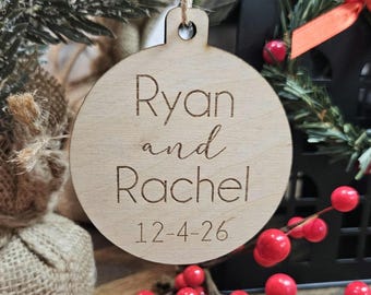Christmas Ornament Wedding Favors
