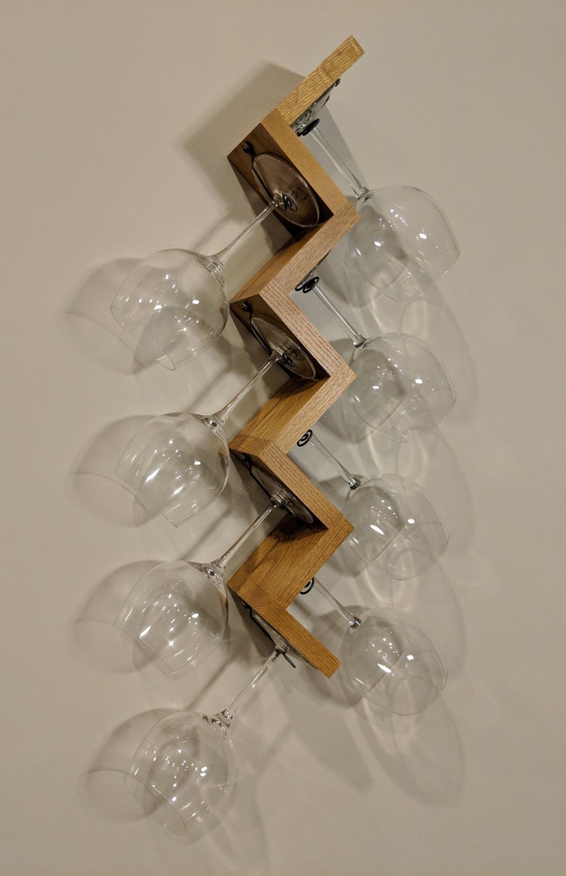 Wall Mounted Wine Glass Rack by Ruralpride Etsy UK