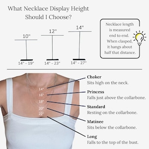 Necklace Stand, T-Stand Jewelry Holder, Jewelry Display, Necklace Organizer image 4